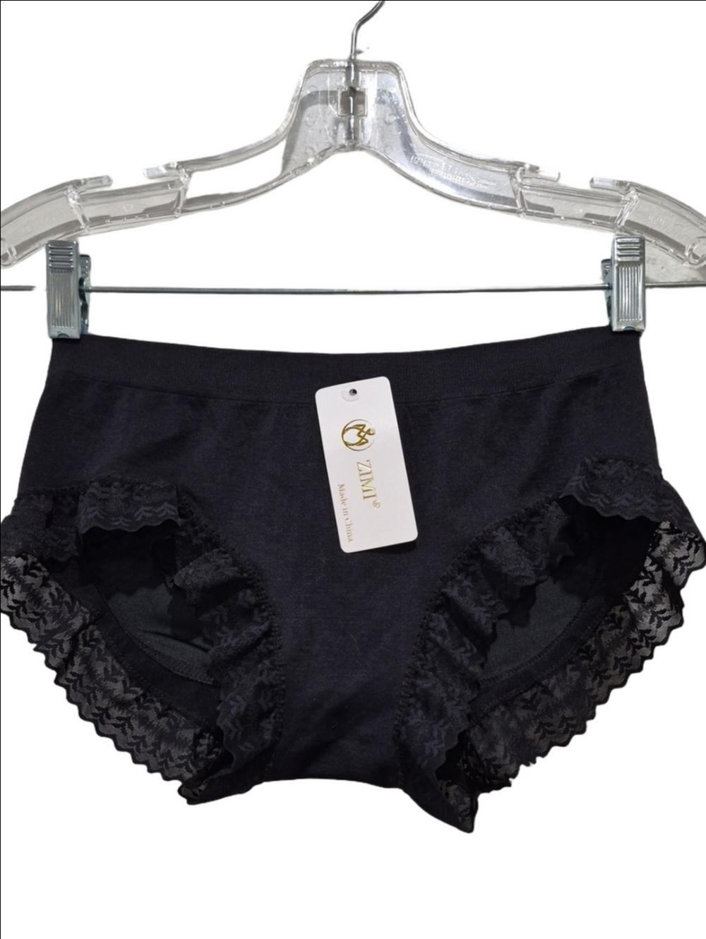 ZIMI Black Padded Butt-Lifter Shapewear Panties - Size M